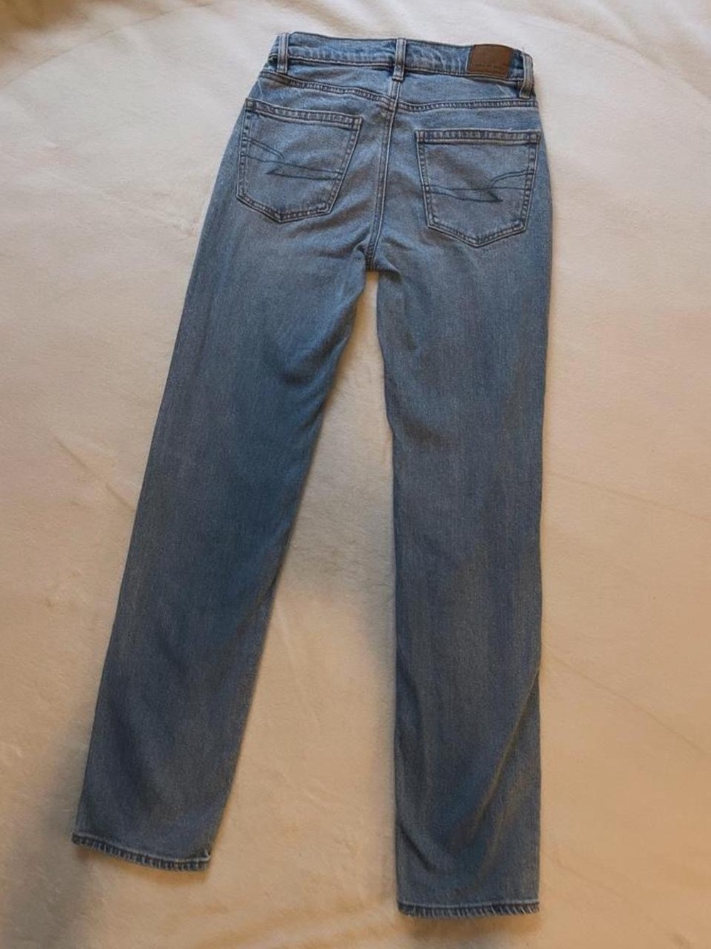 American Eagle Outfitters Super High-Rise Straight Jean - Picture 2 of 7